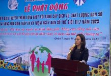 QUẬN 7 PHÁT ĐỘNG CHIẾN DỊCH TRUYỀN THÔNG LỒNG GHÉP CUNG CẤP DỊCH VỤ NÂNG CAO CHẤT LƯỢNG DÂN SỐ TẠI VÙNG MỨC SINH THẤP NĂM 2023