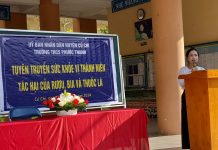 Huyện Củ Chi: Truyền thông sức khỏe sinh sản cho trẻ vị thành niên tác hại của rượu, bia và thuốc lá