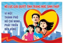 THÀNH PHỐ HỒ CHÍ MINH NỖ LỰC GIẢI QUYẾT TÌNH TRẠNG MỨC SINH THẤP