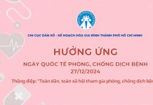 TÀI LIỆU TRUYỀN THÔNG HƯỞNG ỨNG NGÀY QUỐC TẾ PHÒNG, CHỐNG DỊCH BỆNH (27/12) NĂM 2024 NGÀNH Y TẾ TRÊN ĐỊA BÀN THÀNH PHỐ HỒ CHÍ MINH.
