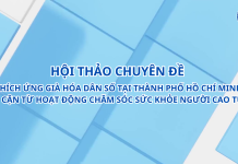 HOẠT ĐỘNG 07: HỘI THẢO HỘI THẢO CHUYÊN ĐỀ “THÍCH ỨNG GIÀ HÓA DÂN SỐ TẠI THÀNH PHỐ HỒ CHÍ MINH, TIẾP CẬN TỪ HOẠT ĐỘNG CHĂM SÓC SỨC KHỎE NCT”