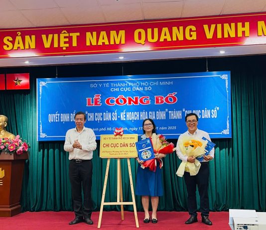 LỄ CÔNG BỐ QUYẾT ĐỊNH ĐỔI TÊN “CHI CỤC DS-KHHGĐ” THÀNH “CHI CỤC DÂN SỐ” TRỰC THUỘC SỞ Y TẾ THÀNH PHỐ HỒ CHÍ MINH; TỔNG KẾT CÔNG TÁC DÂN SỐ NĂM 2024