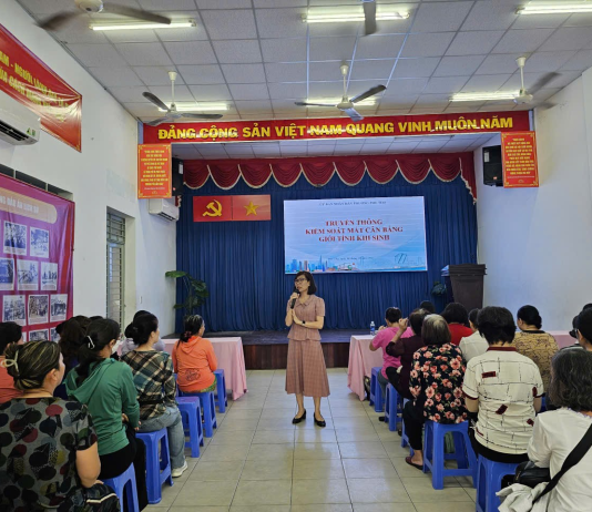 PHƯỜNG PHÚ THỌ TỔ CHỨC TRUYỀN THÔNG CHUYÊN ĐỀ “KIỂM SOÁT MẤT CÂN BẰNG GIỚI TÍNH KHI SINH”