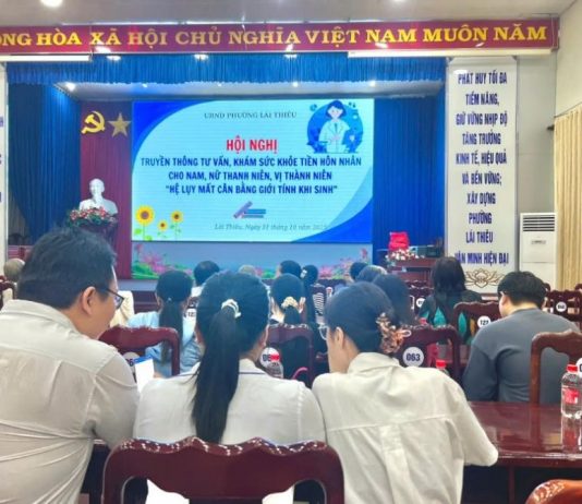 PHƯỜNG LÁI THIÊU TỔ CHỨC HỘI NGHỊ TRUYỀN THÔNG CHUYÊN ĐỀ “TƯ VẤN SỨC KHỎE TIỀN HÔN NHÂN” NĂM 2025