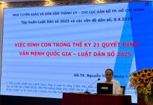 THÀNH PHỐ HỒ CHÍ MINH TỔ CHỨC HỘI NGHỊ TẬP HUẤN QUÁN TRIỆT LUẬT DÂN SỐ VÀ CÁC VẤN ĐỀ DÂN SỐ NĂM 2026