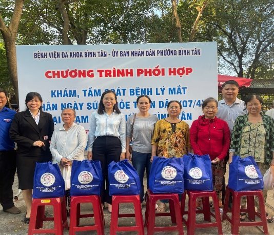 CHƯƠNG TRÌNH PHỐI HỢP KHÁM, TẦM SOÁT BỆNH LÝ MẮT – CHUNG TAY CHĂM SÓC SỨC KHỎE CỘNG ĐỒNG