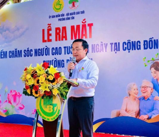 ỦY BAN NHÂN DÂN PHƯỜNG BÌNH TÂN TỔ CHỨC LỄ RA MẮT MÔ HÌNH “ĐIỂM CHĂM SÓC NGƯỜI CAO TUỔI BAN NGÀY”