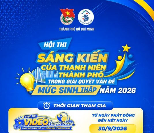 PHÁT ĐỘNG HỘI THI “SÁNG KIẾN CỦA THANH NIÊN THÀNH PHỐ TRONG GIẢI QUYẾT VẤN ĐỀ MỨC SINH THẤP” NĂM 2026