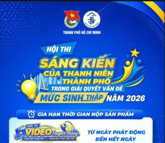 📣 📣📣 GIA HẠN THỜI GIAN NHẬN BÀI DỰ THI 📣 📣 📣 🌱 CÙNG THANH NIÊN THÀNH PHỐ CHUNG TAY KIẾN TẠO GIẢI PHÁP, GÓP PHẦN GIẢI QUYẾT VẤN ĐỀ MỨC SINH THẤP 🌱